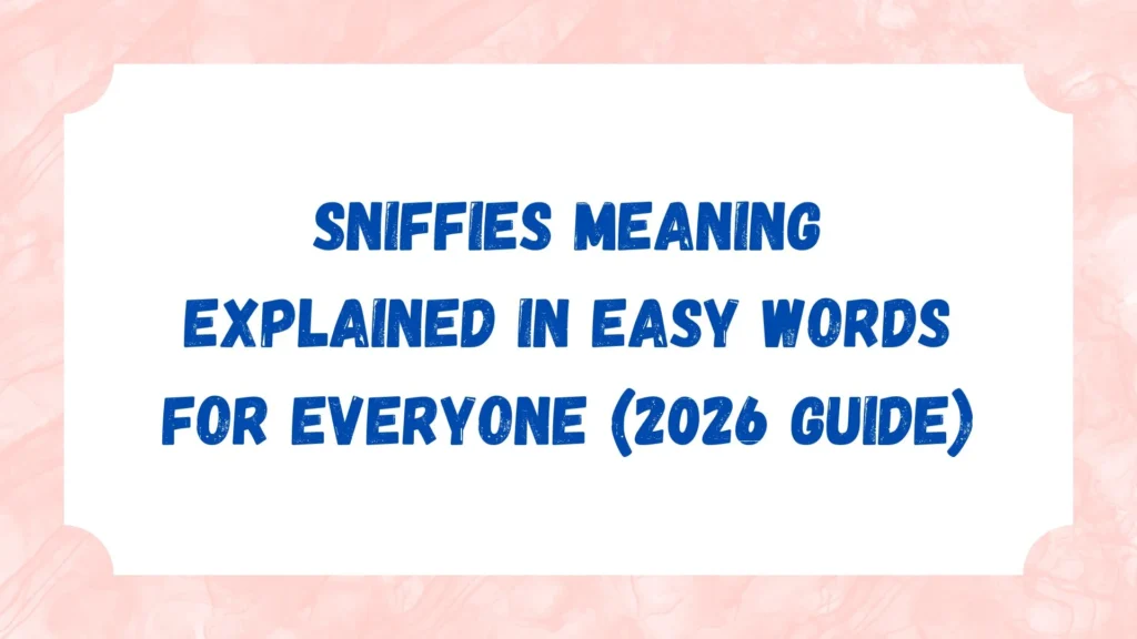 Sniffies Meaning Explained in Easy Words For Everyone (2026 Guide)